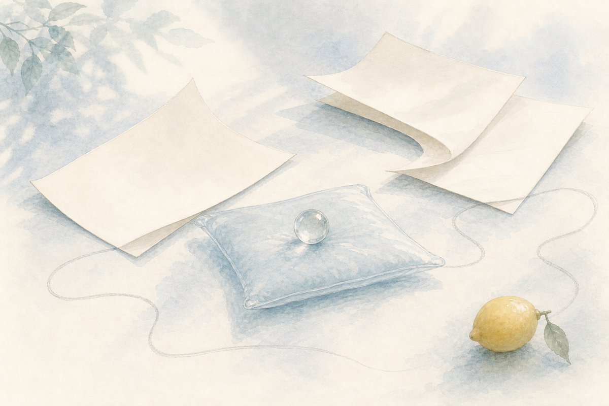 A thin cushion under fragile risk